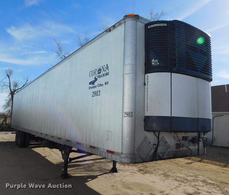 image for item DC8492 2000 Great Dane 7811TZ-1A refrigerated van trailer