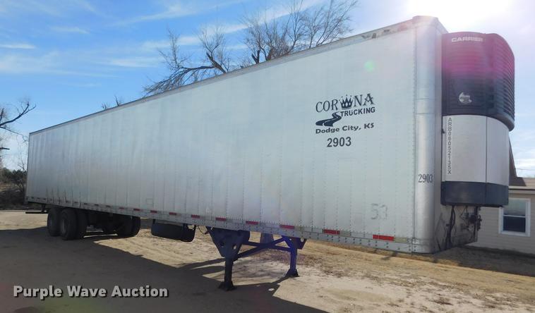 image for item DC8492 2000 Great Dane 7811TZ-1A refrigerated van trailer