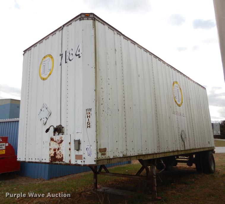 image for item J5597 1984 Pike dry van trailer