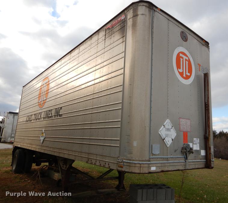 image for item J5598 1984 Great Dane V10-700 dry van trailer