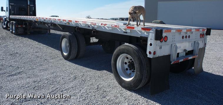 image for item K6316 2000 Wilson CF-900A flatbed trailer