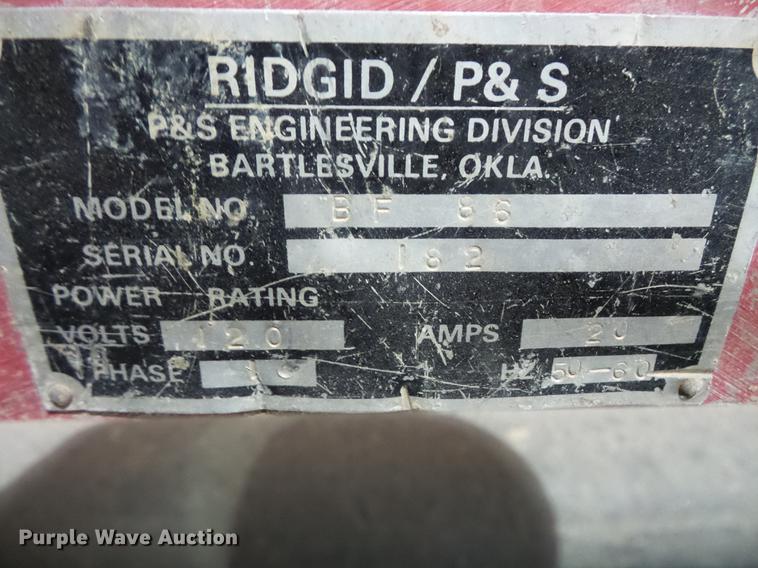 image for item DC1112 Ridgid fusion machine