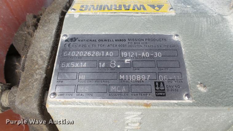 image for item DC5745 American Augers MP-400 mud pump