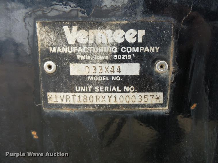 image for item DC6380 2000 Vermeer D33X44 directional boring unit