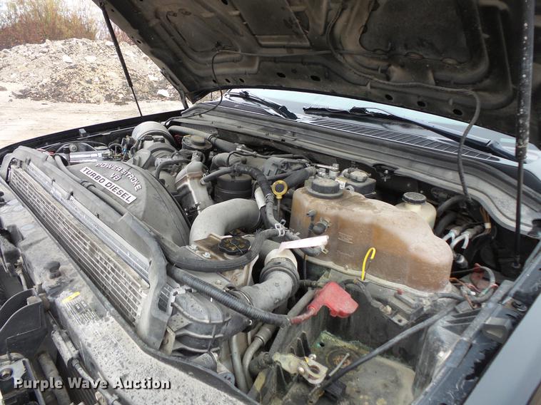 image for item DC6381 2008 Ford F450 Super Duty Crew Cab flatbed pickup truck