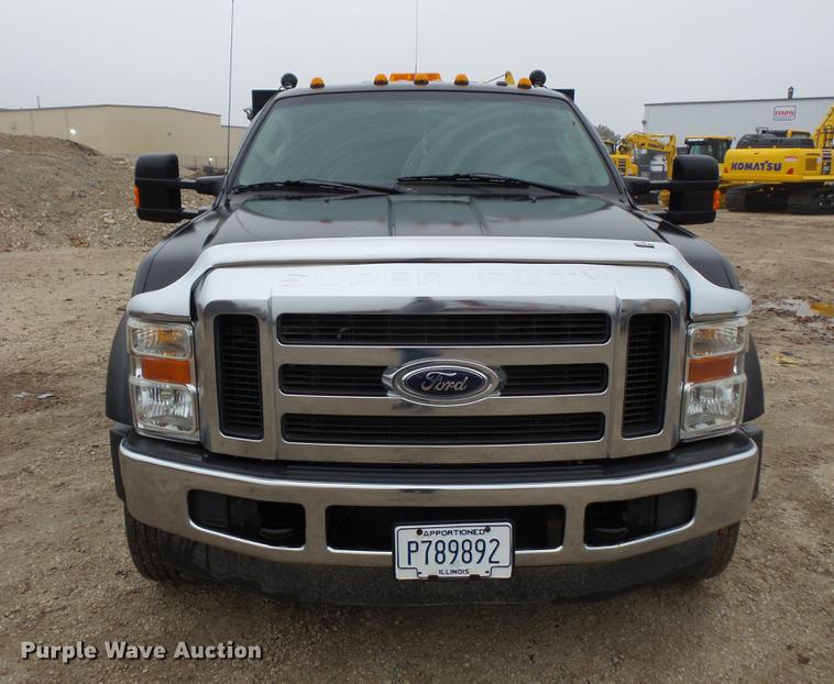 image for item DC6384 2010 Ford F450 Super Duty Crew Cab flatbed truck