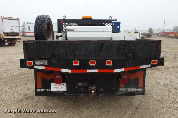 image for item DC6384 2010 Ford F450 Super Duty Crew Cab flatbed truck