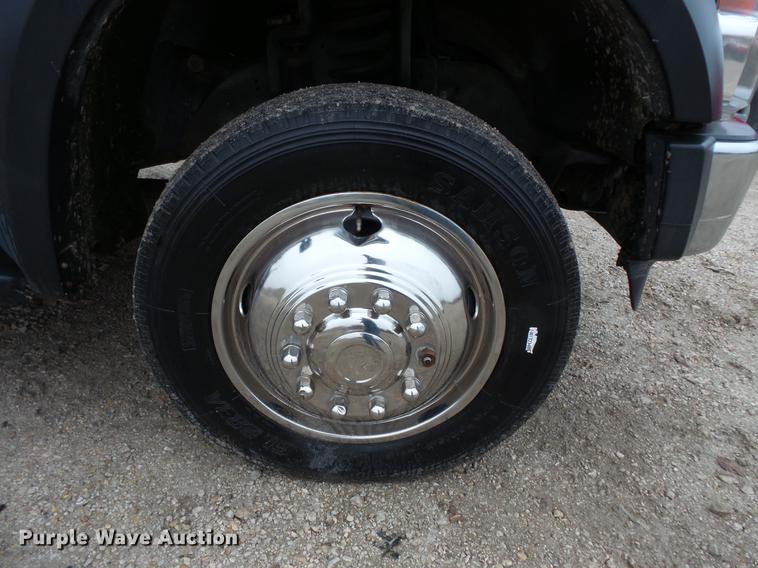 image for item DC6384 2010 Ford F450 Super Duty Crew Cab flatbed truck