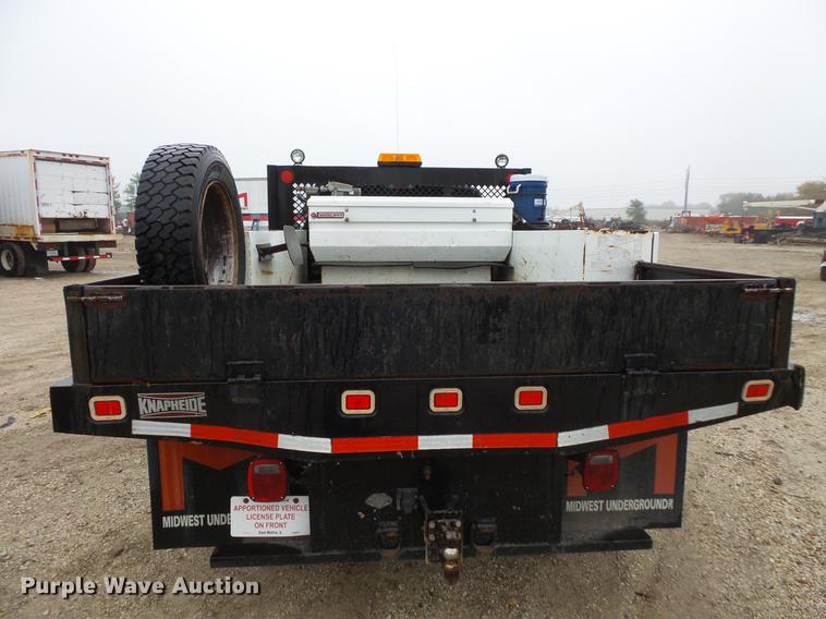 image for item DC6384 2010 Ford F450 Super Duty Crew Cab flatbed truck