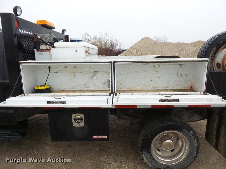 image for item DC6384 2010 Ford F450 Super Duty Crew Cab flatbed truck