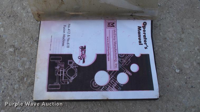 image for item DC7221 McElroy fusion machine