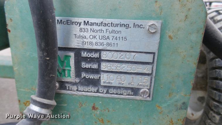 image for item DC7223 McElroy 800207 fusion machine