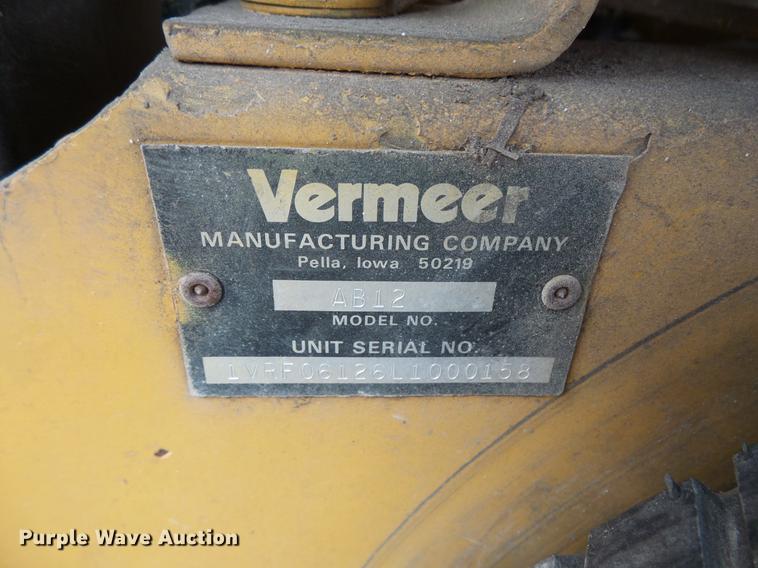 image for item EA9598 1990 Vermeer AB12 auger backfiller