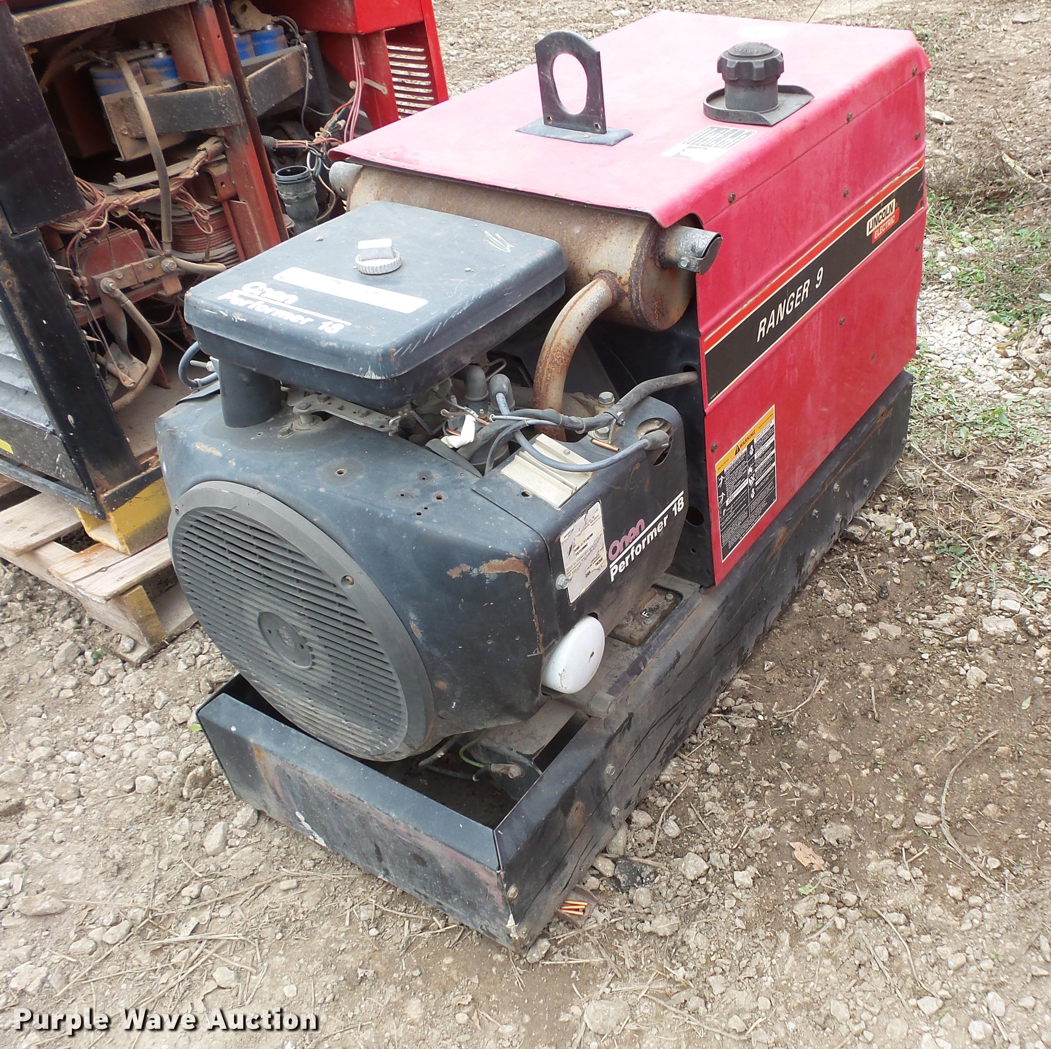 Lincoln Ranger 9 welder in East Moline, IL Item EA9519 sold Purple Wave