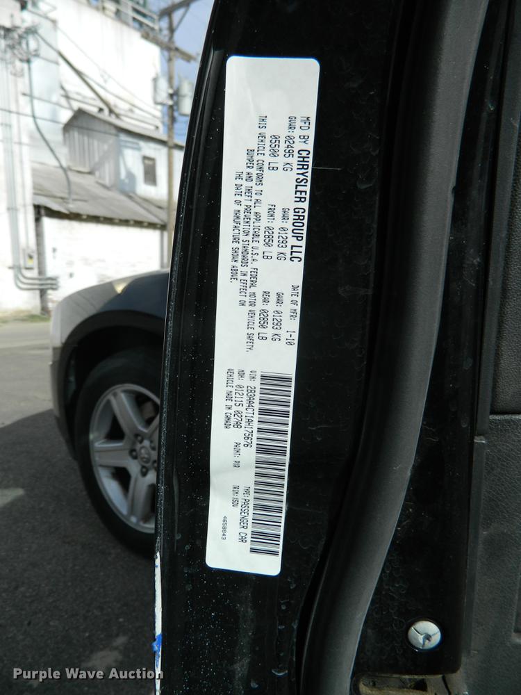 image for item DB1187 2010 Dodge Charger