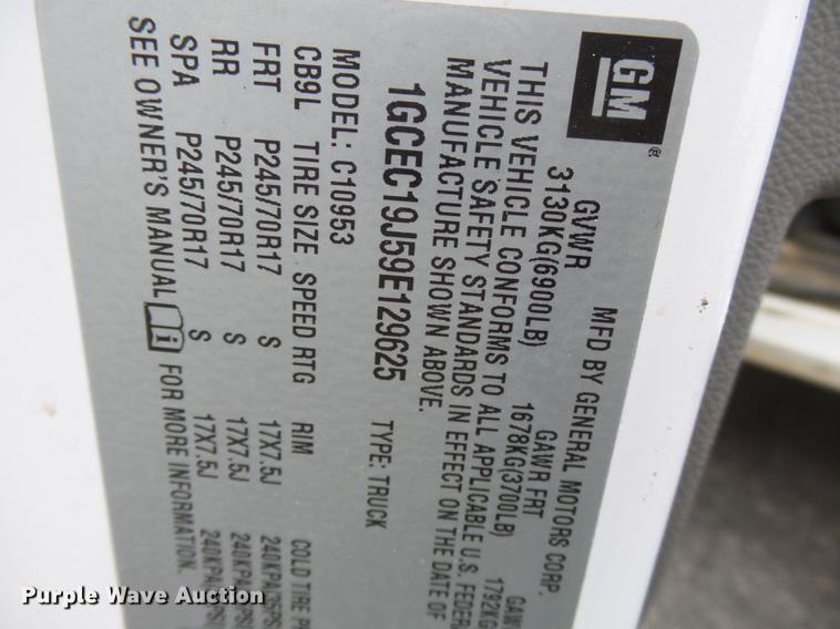 image for item DB7240 2009 Chevrolet Silverado 1500 Ext. Cab pickup truck