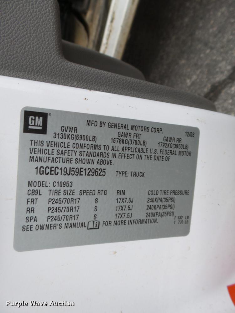 image for item DB7240 2009 Chevrolet Silverado 1500 Ext. Cab pickup truck