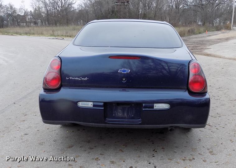 image for item DB8747 2002 Chevrolet Monte Carlo