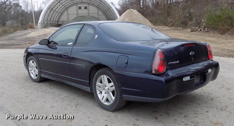 image for item DB8747 2002 Chevrolet Monte Carlo