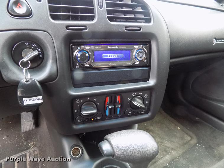 image for item DB8747 2002 Chevrolet Monte Carlo