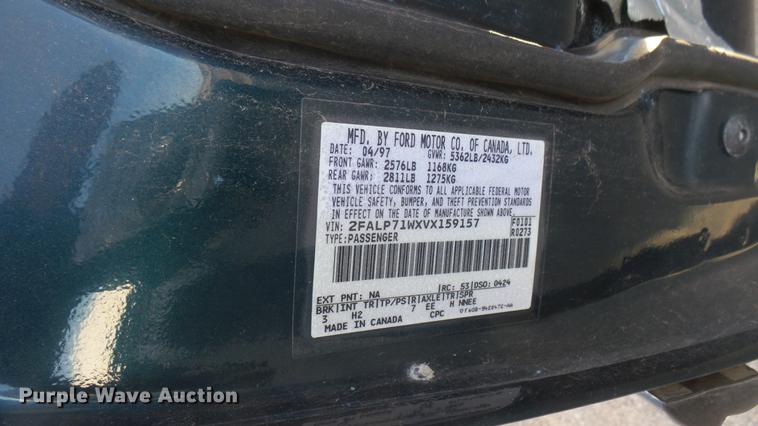 image for item DC1924 1997 Ford Crown Victoria police interceptor