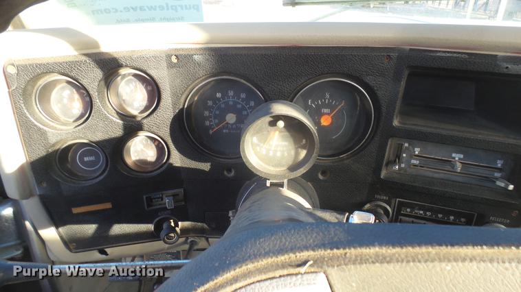 image for item DC1943 1977 Chevrolet 30 pickup truck with tree spade