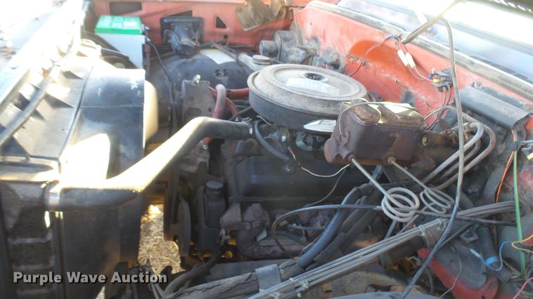 image for item DC1943 1977 Chevrolet 30 pickup truck with tree spade