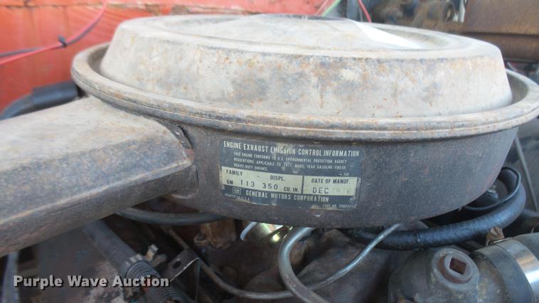 image for item DC1943 1977 Chevrolet 30 pickup truck with tree spade