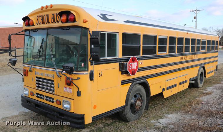 image for item DC3579 1999 Blue Bird school bus