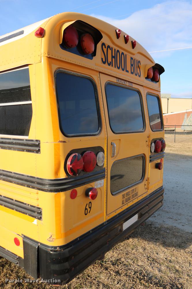image for item DC3579 1999 Blue Bird school bus