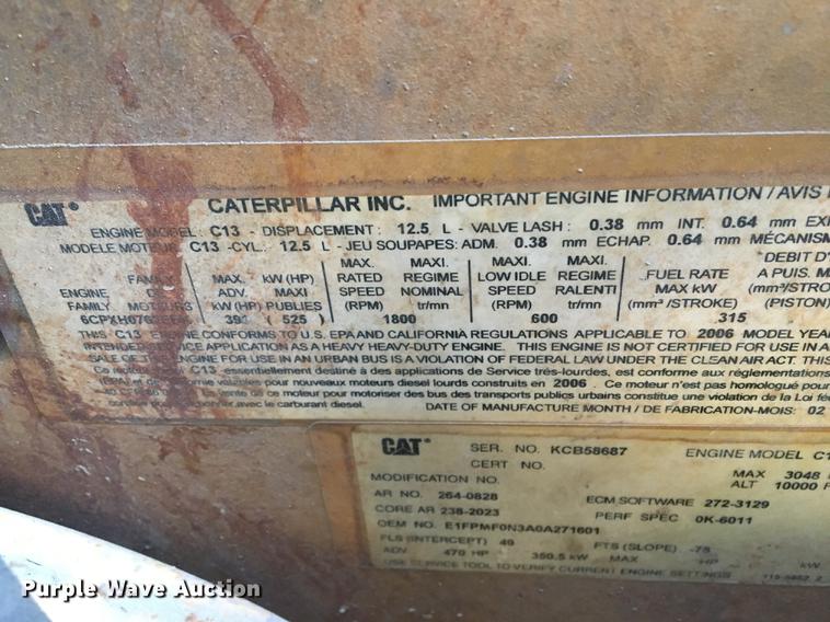 image for item DC3593 2007 Kenworth T600 semi truck