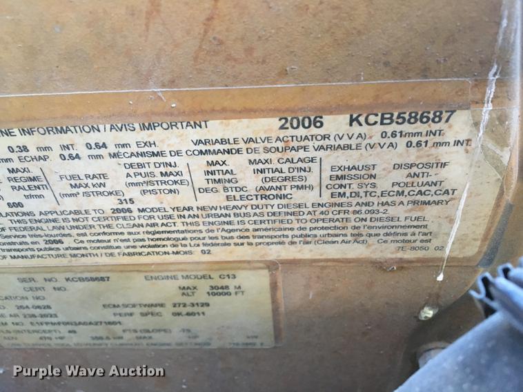 image for item DC3593 2007 Kenworth T600 semi truck