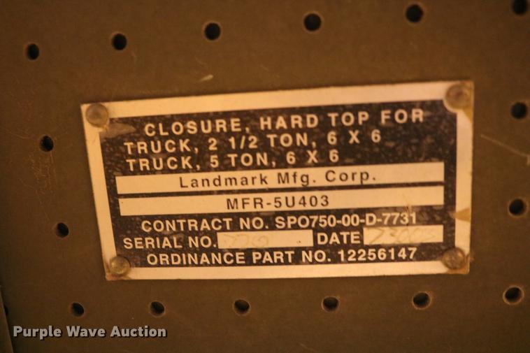 image for item DC3614 1986 Am General AMGN-M929 dump truck