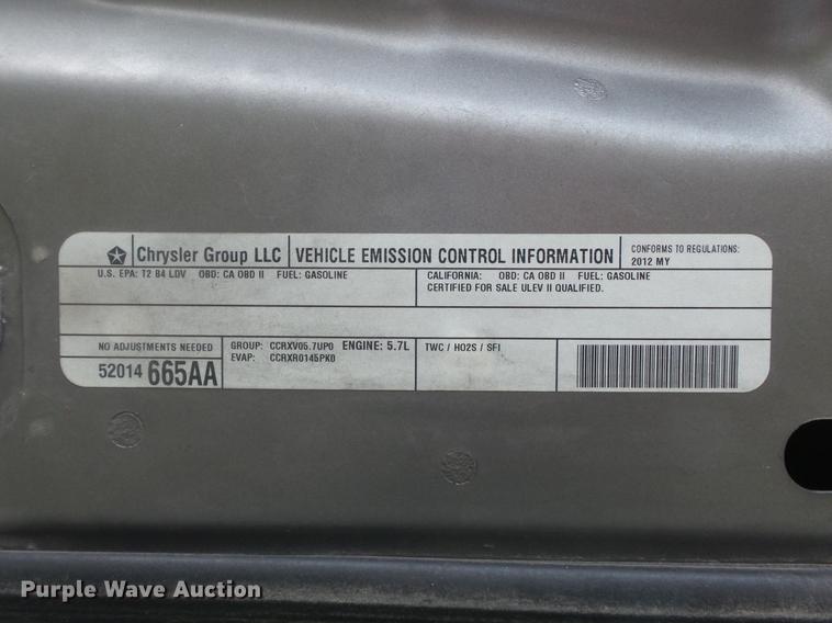 image for item DC7475 2012 Dodge Charger Police