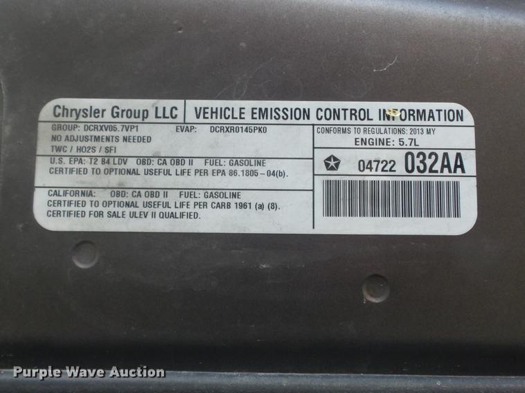 image for item DC7479 2013 Dodge Charger Police