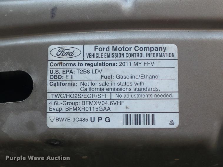 image for item DC7481 2011 Ford Crown Victoria Police Interceptor