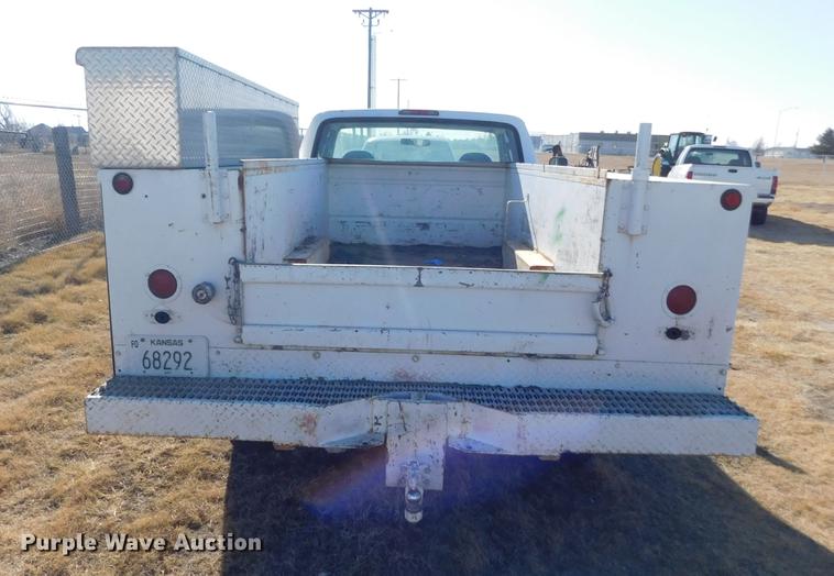 image for item DC8430 1996 Ford F250 XL SuperCab utility bed pickup truck
