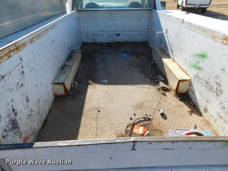 image for item DC8430 1996 Ford F250 XL SuperCab utility bed pickup truck