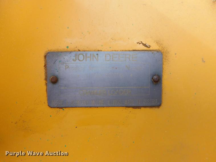 image for item DC8463 2005 John Deere 755C Series II track loader