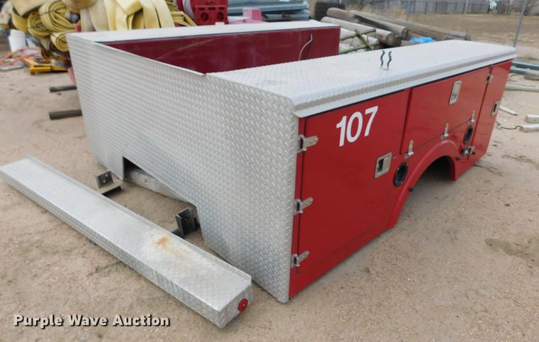 image for item DC8466 Norwest Bodies fiberglass utility bed