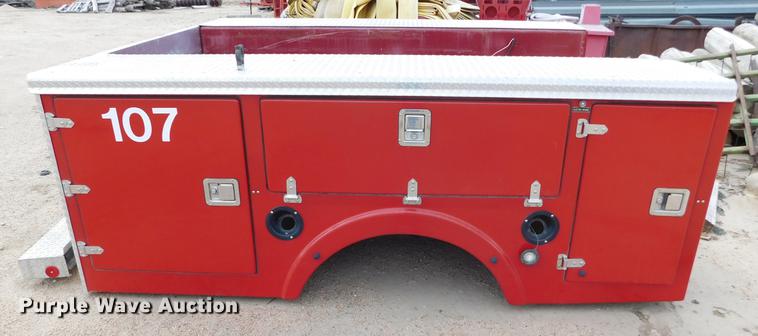 image for item DC8466 Norwest Bodies fiberglass utility bed