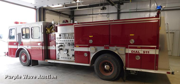 image for item DC8468 1995 Emergency One fire truck