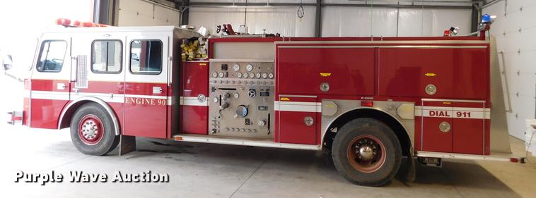 image for item DC8468 1995 Emergency One fire truck