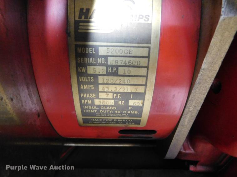 image for item DC8468 1995 Emergency One fire truck