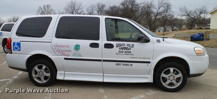 image for item DD1442 2008 Chevrolet Uplander Cargo van