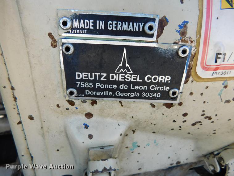 image for item DE9249 1984 Ingersoll Rand P-100A-WD air compressor