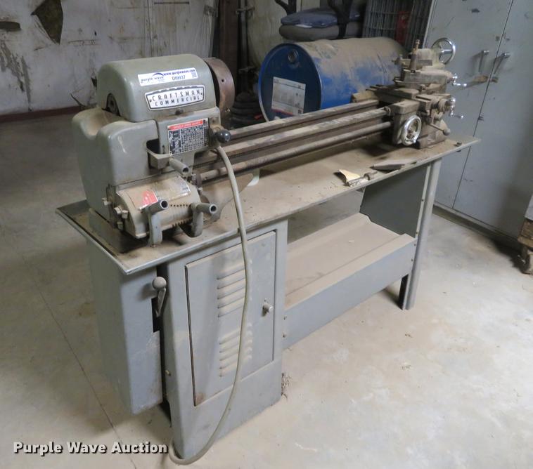 Craftsman 10128990 lathe in Greensburg, KS Item DI9937 sold Purple Wave