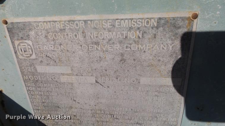 image for item DK9198 Gardner Denver 19 air compressor