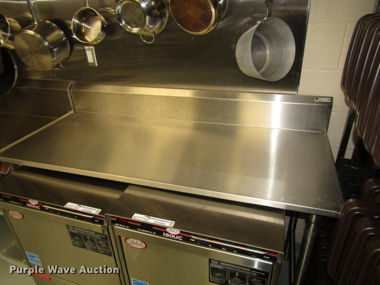 image for item DO9066 Stainless steel triple sink and table