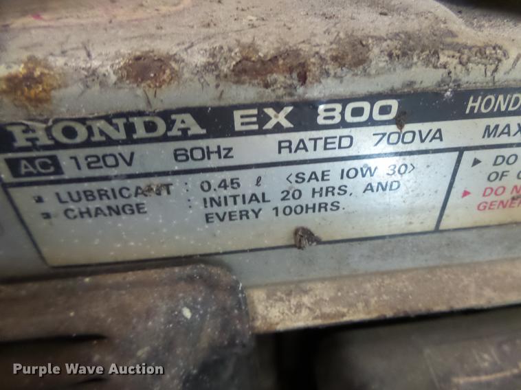 image for item DT9914 Honda EX800 generator